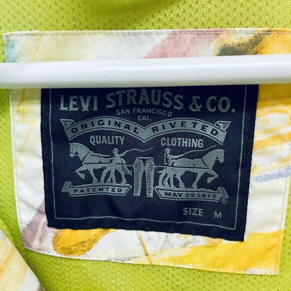 LEVI'S STOCKTON ANORAK Jackets Men’s Dry Water Repellent Multicolor Size M New - Picture 11 of 13